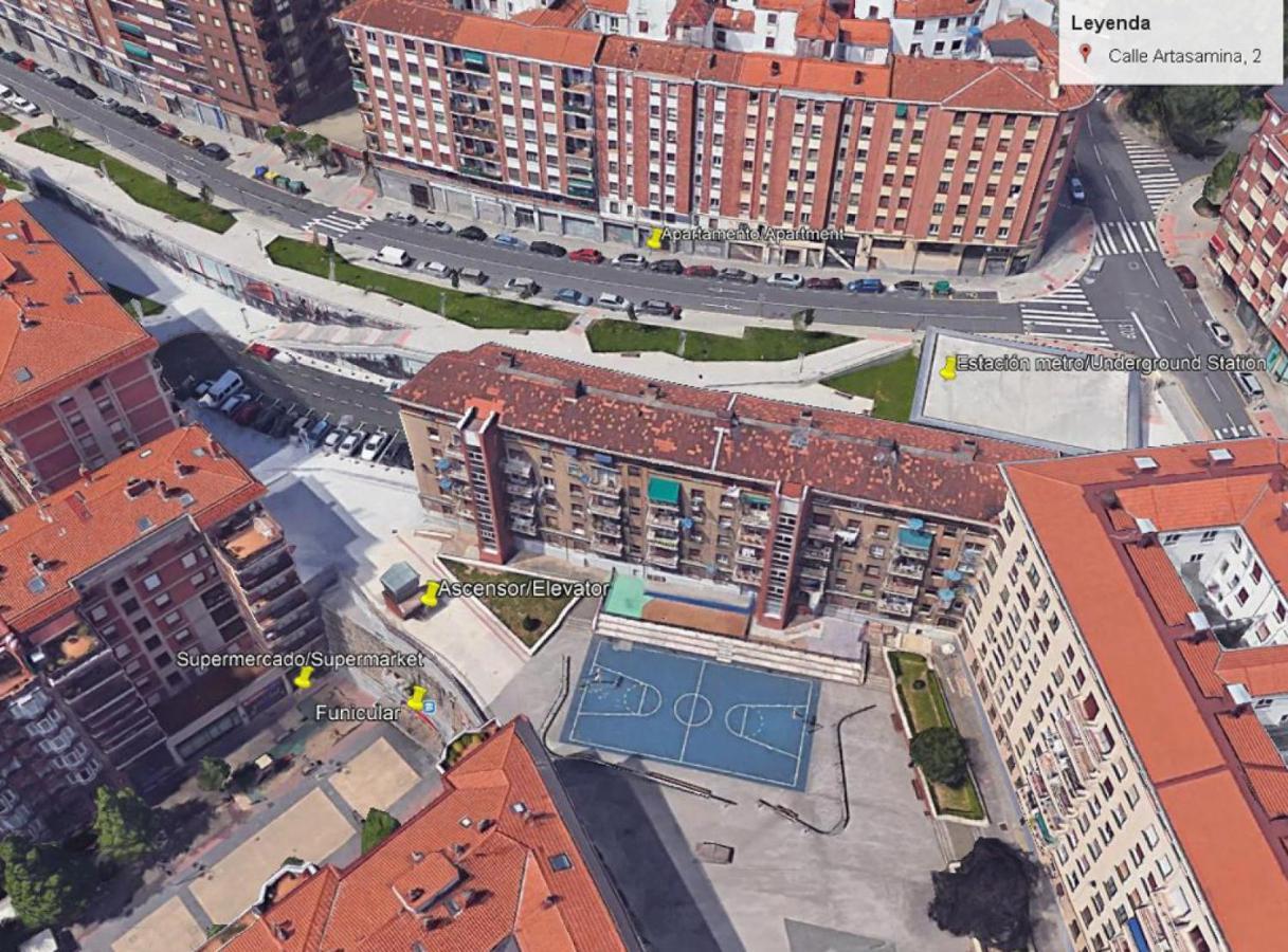 Ferienwohnung Calida Vivienda Turistica Centrica Junto Al Funicular Y Metro Bilbao Exterior foto
